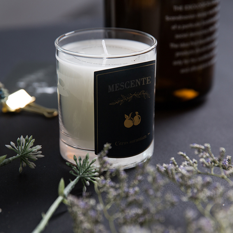 M&Scent aydınlatmalar Dekoratif Lüks Masaj Özel Etiket Kokulu Soya Balmumu Mumu