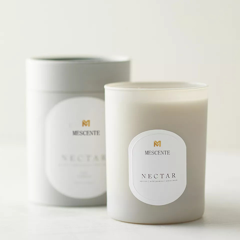 M&Scent Özel Logo Meditasyon Toksik Olmayan Taşlar Bitki El Dökülmüş Doğal Kokulu Soya Balmumu Kristal Mumlar