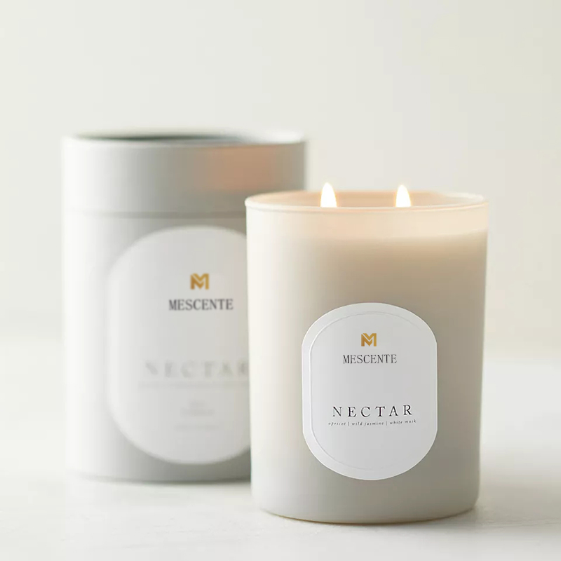 M&Scent Özel Logo Meditasyon Toksik Olmayan Taşlar Bitki El Dökülmüş Doğal Kokulu Soya Balmumu Kristal Mumlar