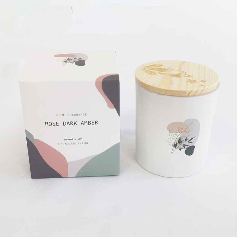 M&Scent Çoklu Yüksek Kalite %100 Doğal Aroma Kokulu Kapaklı Cam Kavanozda Soya Mumları