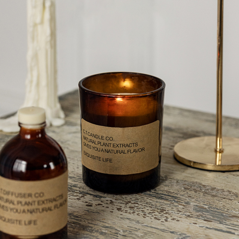 M&Scent lüks dekor ev kamış difüzörü ve kutu ambalajlı kokulu mum seti