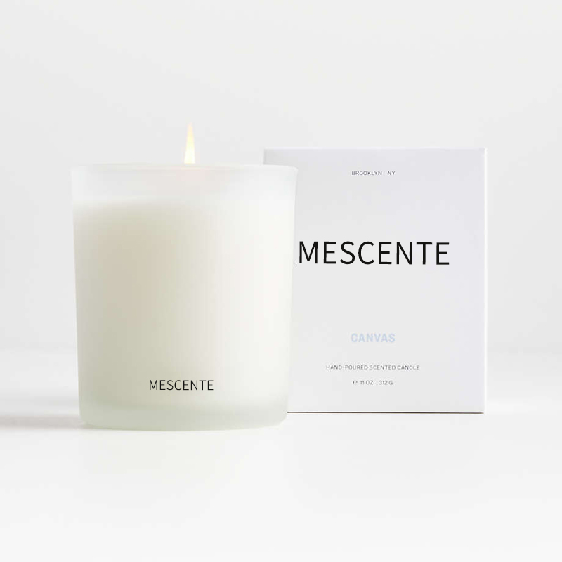 M&Scent toptan lüks özel etiket soya mumu kokulu mumlar kutusu ile