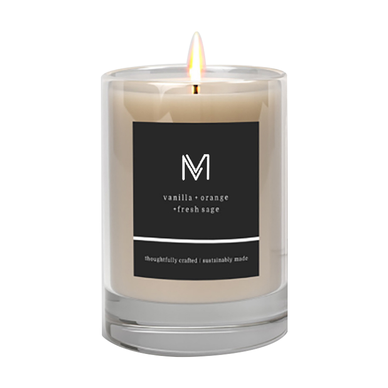 M&Scent toptan fabrika lüks doğrudan özel etiket soya mumu kokulu mumlar toplu olarak kutu ile