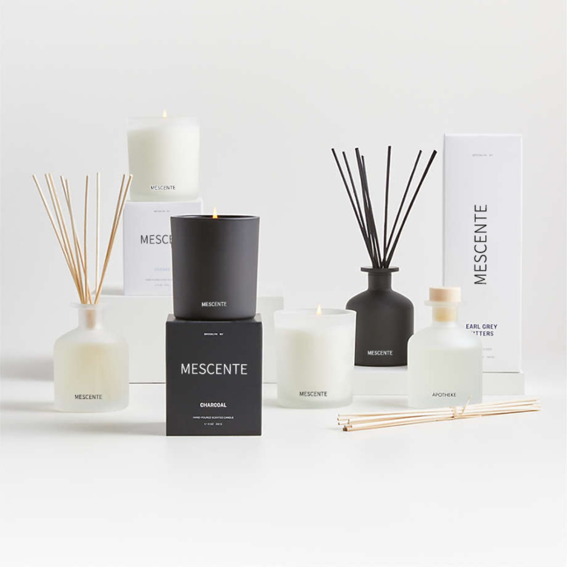 M&Scent lüks özel etiket mor renk aroma koku çubuğu hediye kutusu ile set