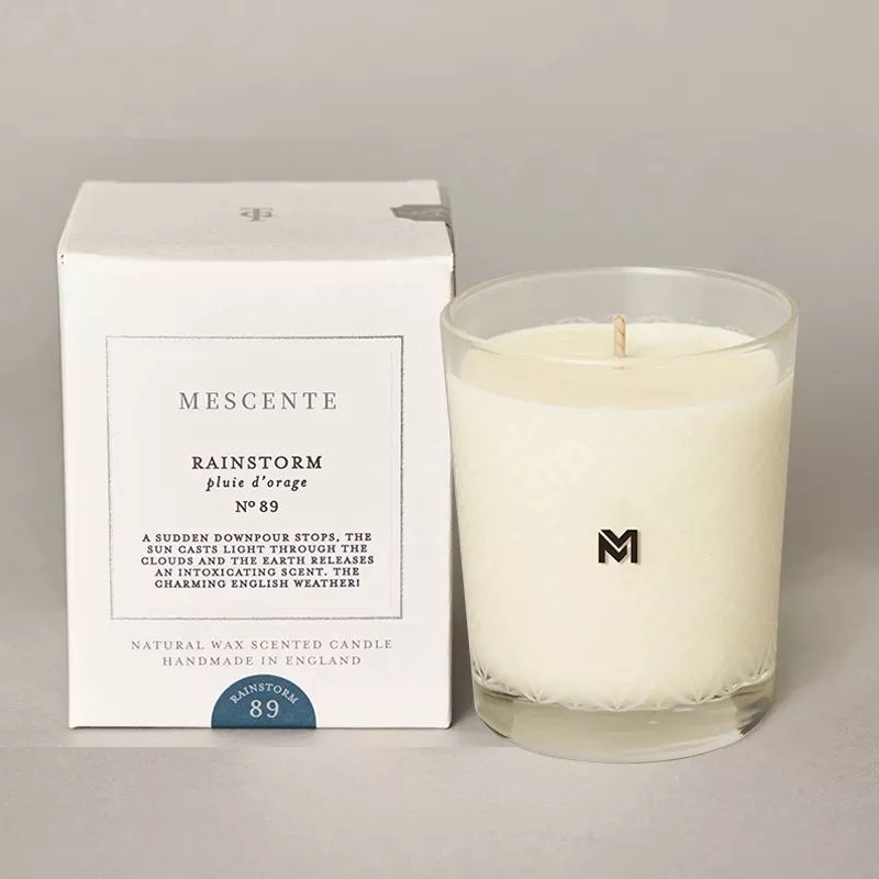M&Scent Toptan Yeni Lüks Özel Etiket Noel Kristal Kavanoz Kerzen Kokulu Soya Mum Kapaklı