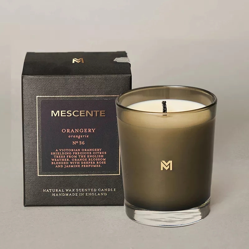 M&Scent Toptan Yeni Lüks Özel Etiket Noel Kristal Kavanoz Kerzen Kokulu Soya Mum Kapaklı