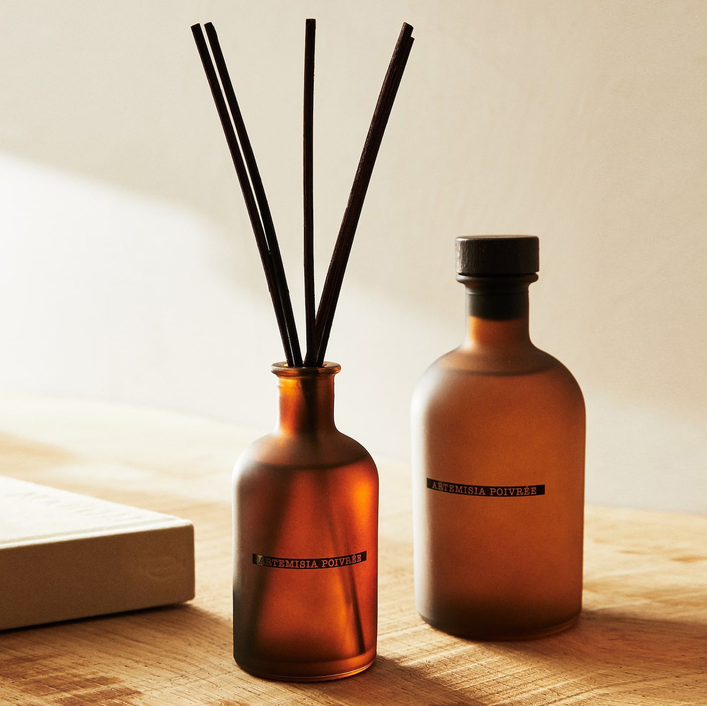 Lüks Büyük Siyah Buzlu Şişe 50ml 300ml Kurutulmuş Çiçek Çiçek aromalı yağ Kamış Difüzör Yağı Seti Toplu