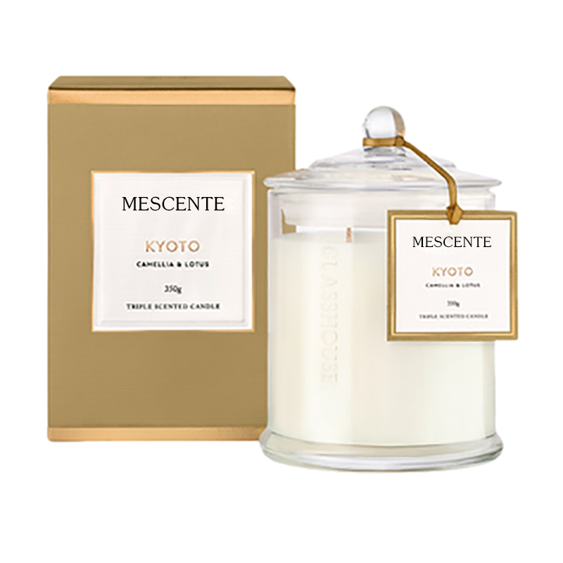 M&Scent Toptan Lüks Özel Etiket Noel Kubbeli Kavanoz Kokulu Soya Mumları Kapaklı