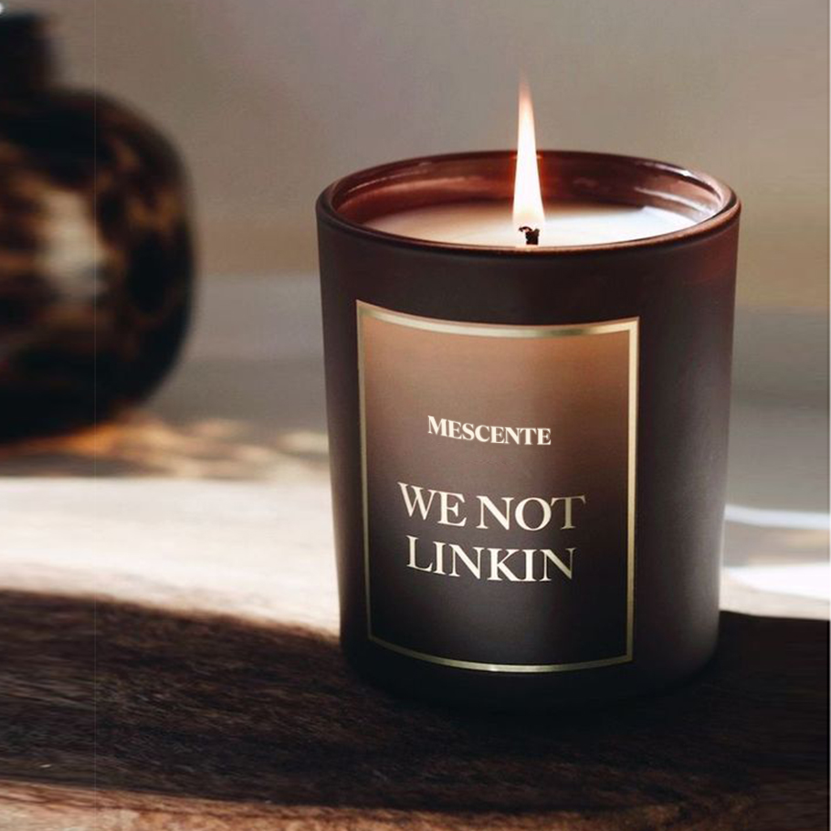 M&Scent Toptan Yeni Lüks Özel Etiket Noel Kristal Kavanoz Kerzen Kokulu Soya Mum Kapaklı