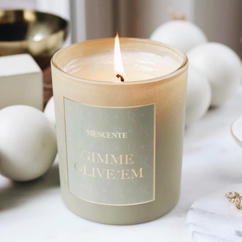 M&Scent Toptan Yeni Lüks Özel Etiket Noel Kristal Kavanoz Kerzen Kokulu Soya Mum Kapaklı