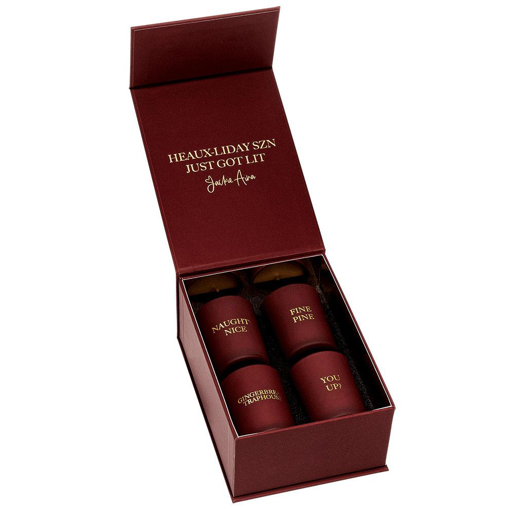 M&Scent lüks özel etiket ev dekorasyonu aroma kokulu mum 4'lü hediye seti