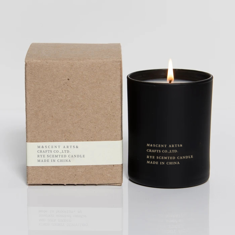 M&Scent Toptan Ucuz Özel Etiket Büyük Beyaz Ahşap Fitil Aromaterapi Kokulu Uçucu Yağ Mumları