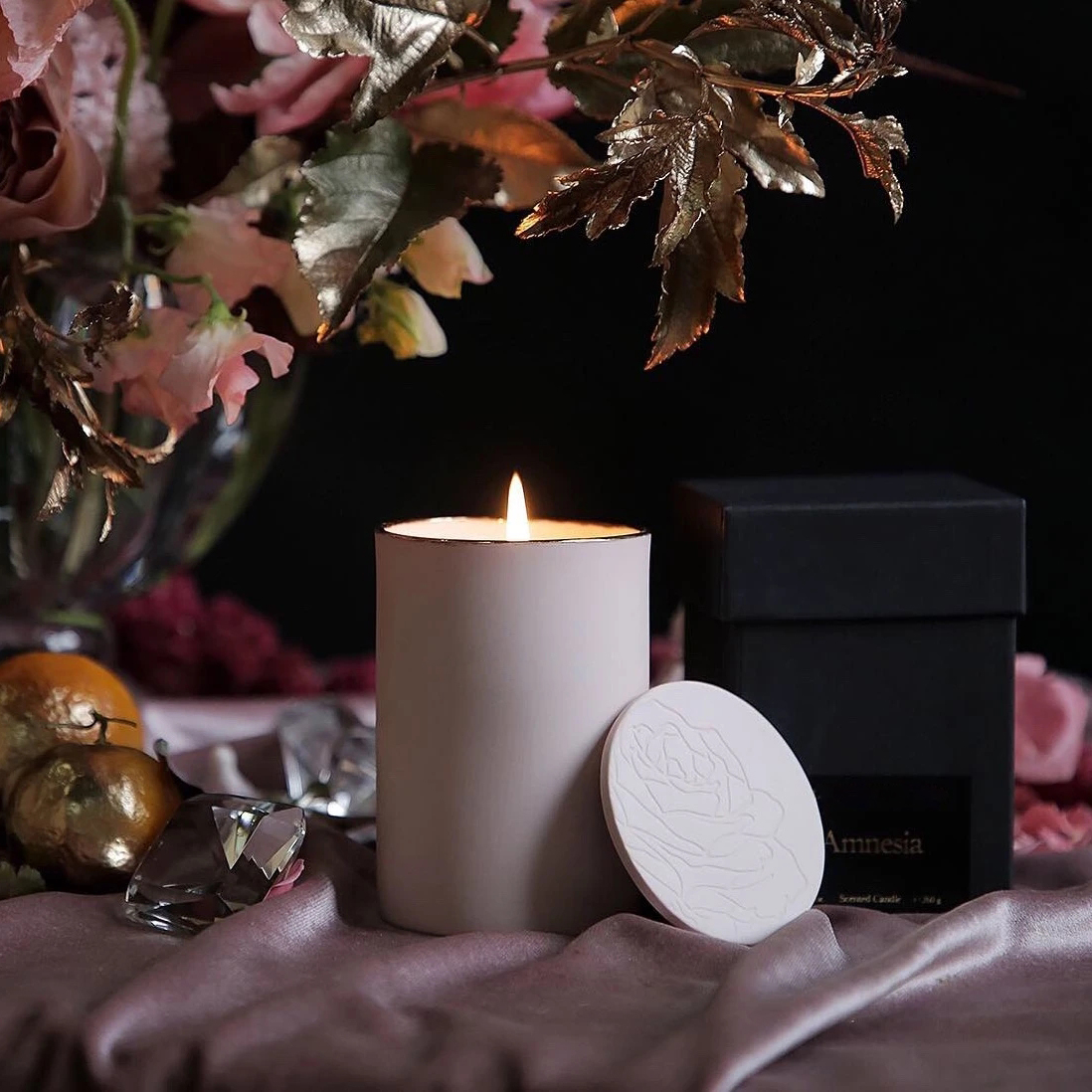 M&Scent Toptan Lüks Cam Tutucu Ucuz Kokulu Parfüm Yağlı Mumlar Hediye Seti Logolu