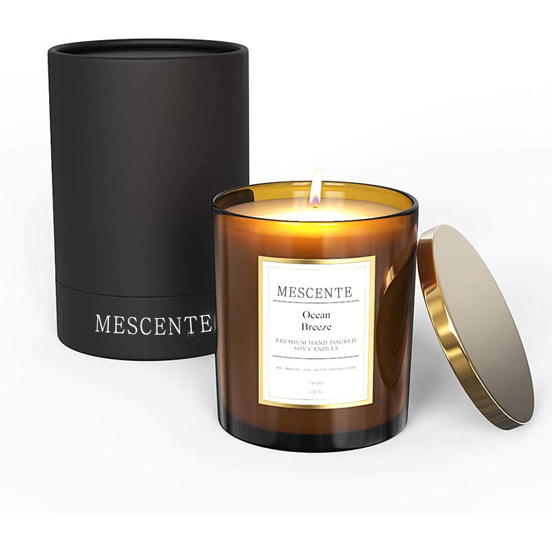 M&Scent Toptan Toplu Sipariş Lüks Özel Özel Etiket Kokulu Soya Balmumu Mumlar Hediye Seti