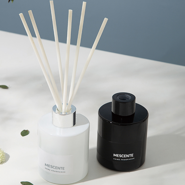 M&Scent Toptan Lüks Özel Etiket Dekoratif Çiçek Sopa Fiber Kamış Difüzör Stoper ile