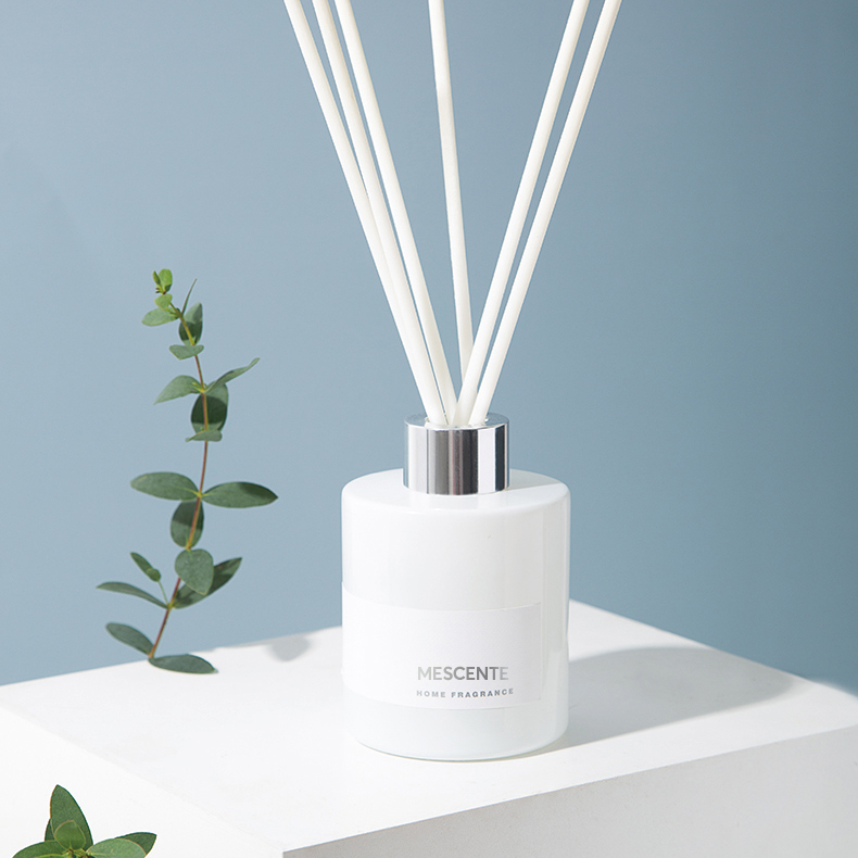 M&Scent Toptan Lüks Özel Etiket Dekoratif Çiçek Sopa Fiber Kamış Difüzör Stoper ile