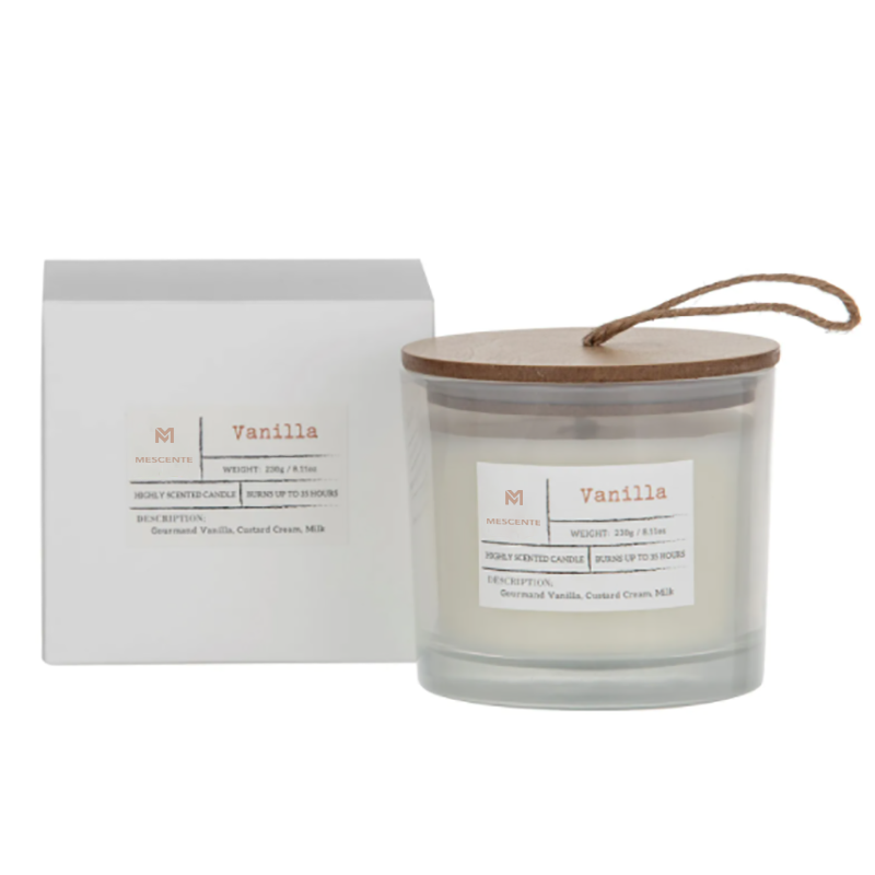 M&Scent Aromatik Aromaterapi Kokulu Soya Mumları Ev Aromaterapi Seti için Özel Etiket
