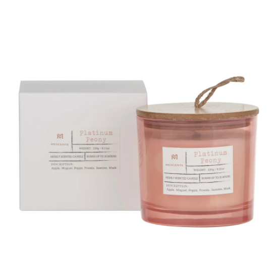 M&Scent Aromatik Aromaterapi Kokulu Soya Mumları Ev Aromaterapi Seti için Özel Etiket