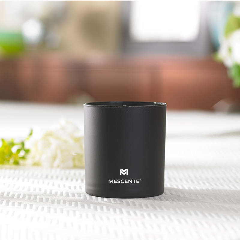 M&S kokusu Toptan Lüks Özel Etiket Krom Erkek Aromaterapi Mumlar 22 Oz İçinde Kristaller Ile