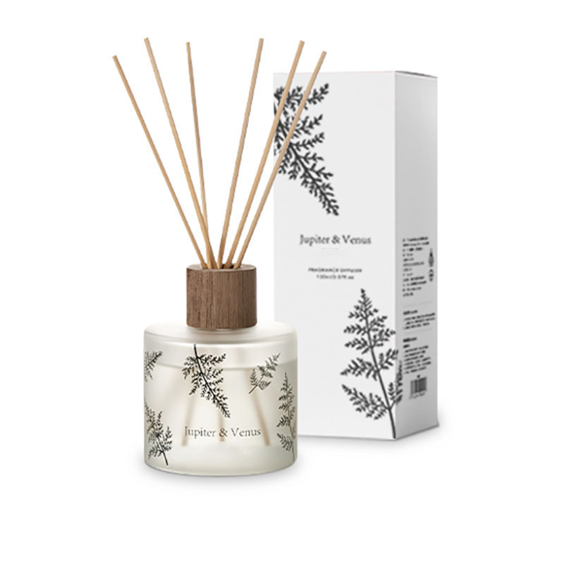 M & Scent Toptan Lüks Özel Dekoratif Amber Cam Ateşsiz Şeffaf Çiçek Aroma Kamış Difüzör