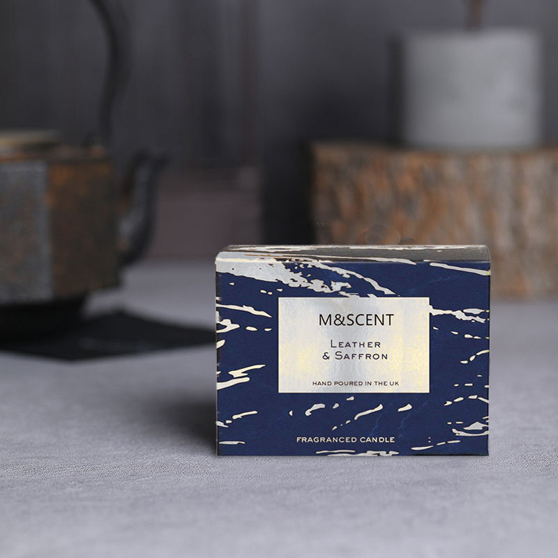 M&Scent toptan dekoratif aromaterapi 3 fitil kokulu hindistan cevizi hurma mum hediye seti
