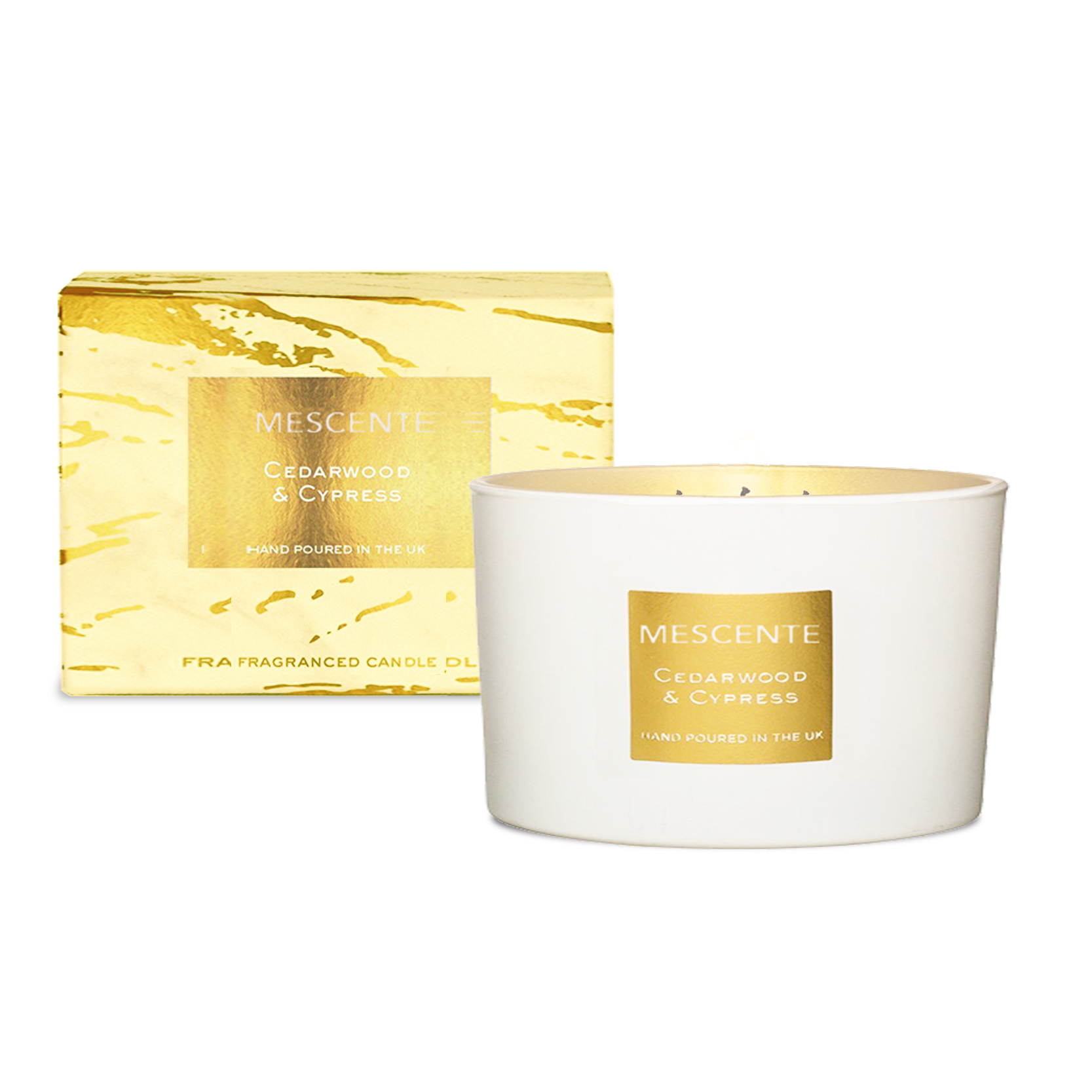 M&Scent toptan dekoratif aromaterapi 3 fitil kokulu hindistan cevizi hurma mum hediye seti