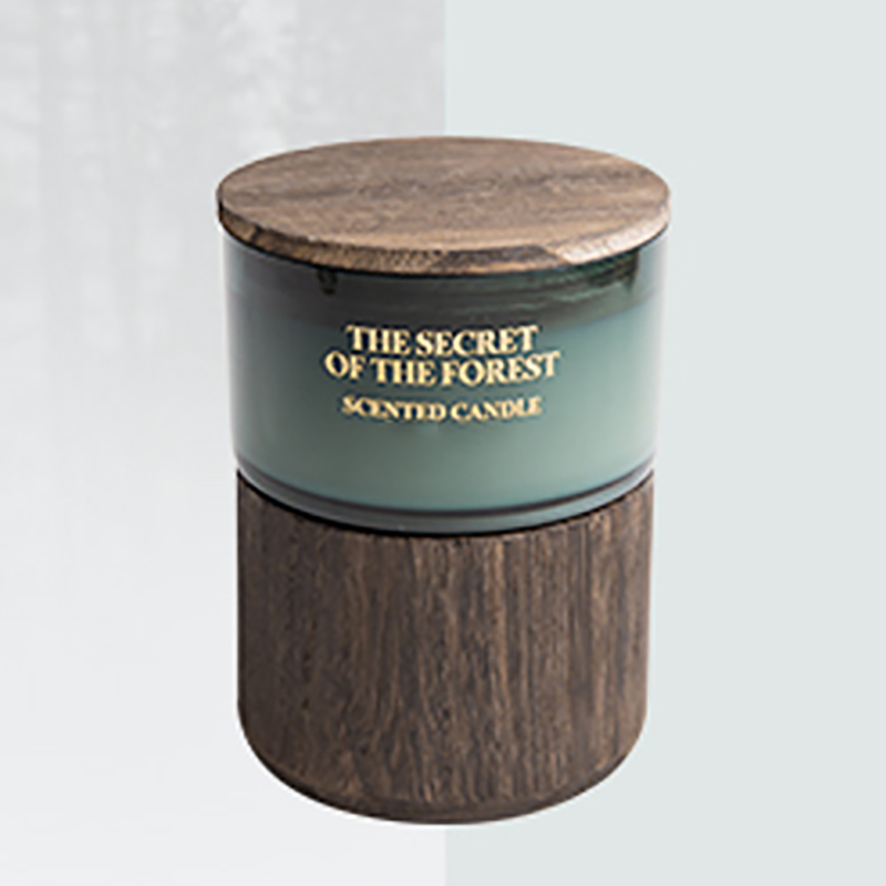 M&Scent özel cam kavanozlar toplu sipariş kokulu soya mumu kristalleri ile