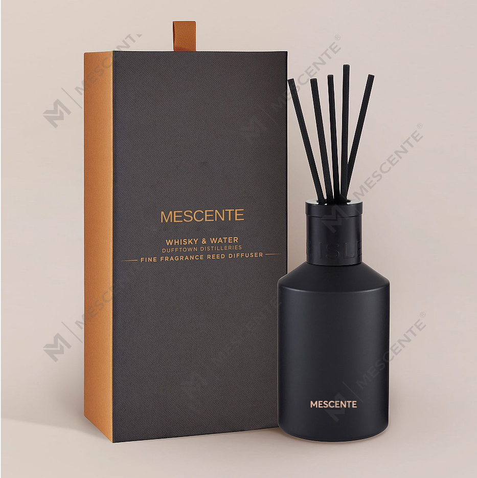 Dekorasyon Oem Baskılı Kutu 20 ml Kare Seramik Vranjes Ahşap Kapak Ev Parfüm Aroma Kamış Difüzör Yağı