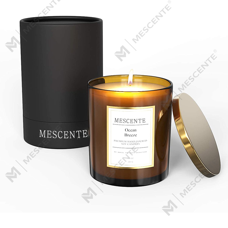M&Scent Toptan Toplu Sipariş Lüks Özel Özel Etiket Kokulu Soya Balmumu Mumlar Hediye Seti