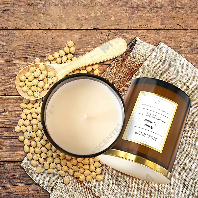 M&Scent Toptan Toplu Sipariş Lüks Özel Özel Etiket Kokulu Soya Balmumu Mumlar Hediye Seti