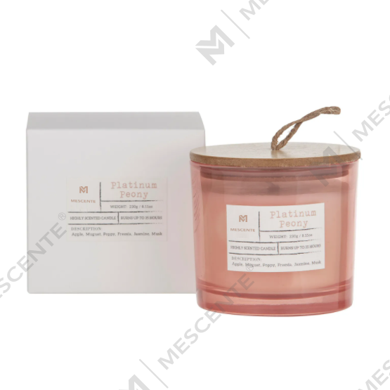 M&Scent Aromatik Aromaterapi Kokulu Soya Mumları Ev Aromaterapi Seti için Özel Etiket
