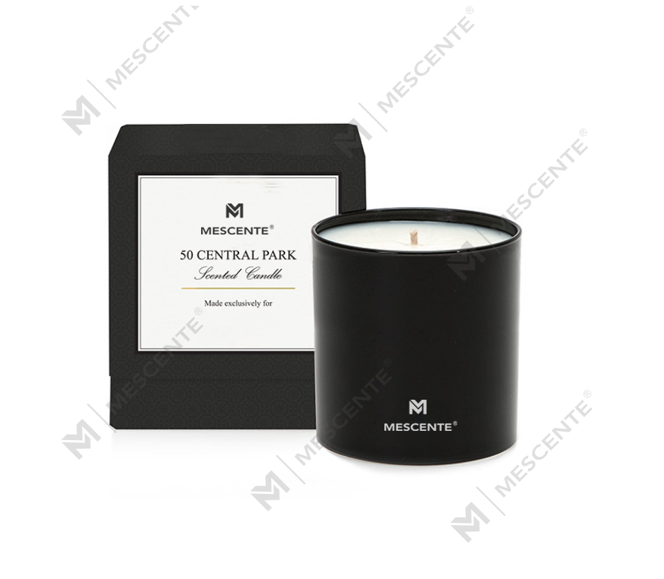 M&S kokusu Toptan Lüks Özel Etiket Krom Erkek Aromaterapi Mumlar 22 Oz İçinde Kristaller Ile