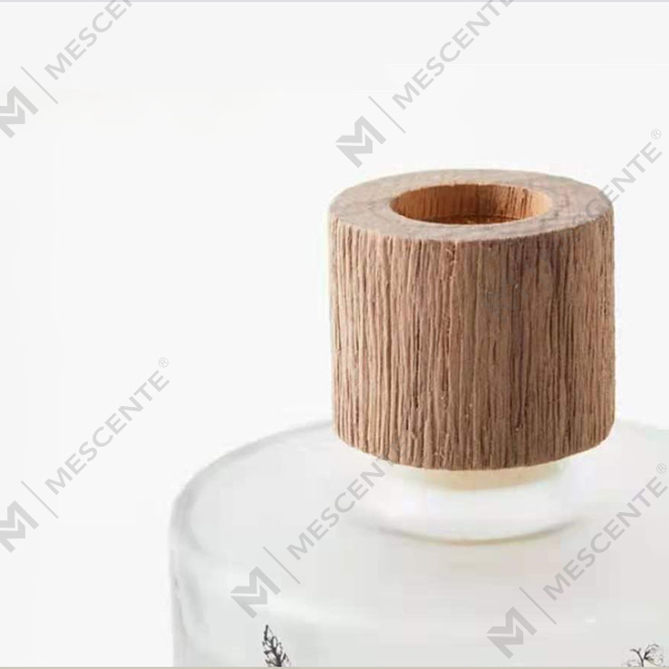 M & Scent Toptan Lüks Özel Dekoratif Amber Cam Ateşsiz Benzersiz Şeffaf Çiçek Aroma Kamış Difüzör