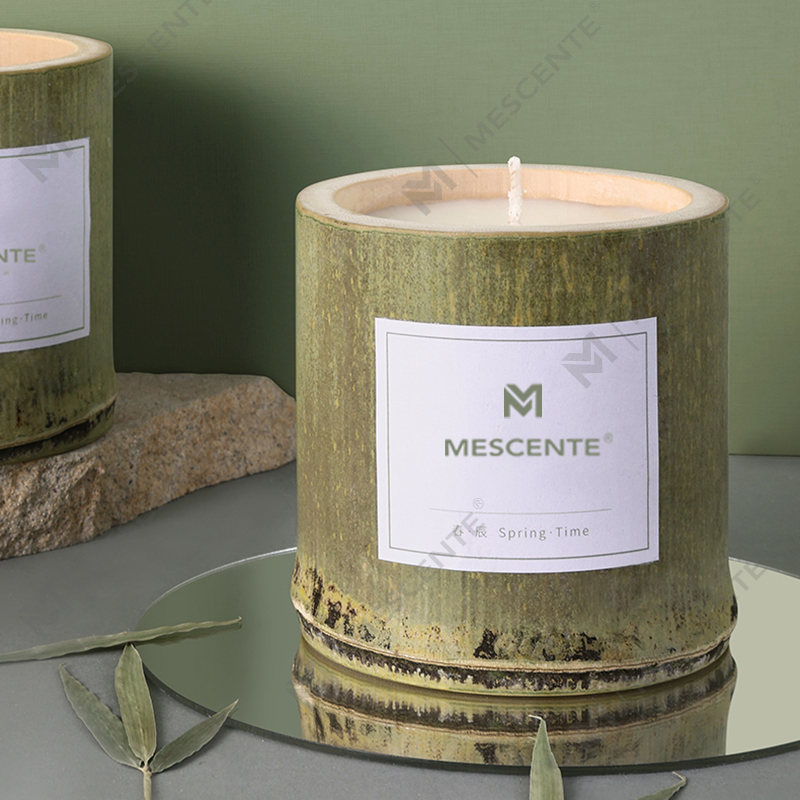 M&Scent lüks ahşap mumluk mumlar özel etiket kokulu kutu