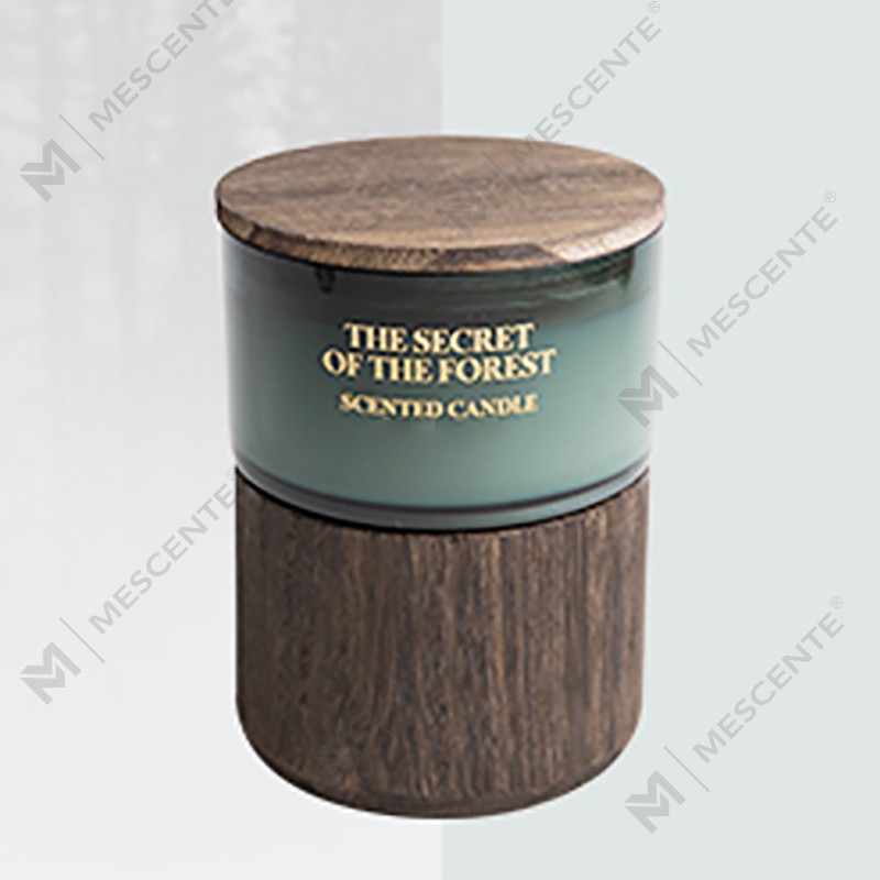 M&Scent özel cam kavanozlar toplu sipariş kokulu soya mumu kristaller ile