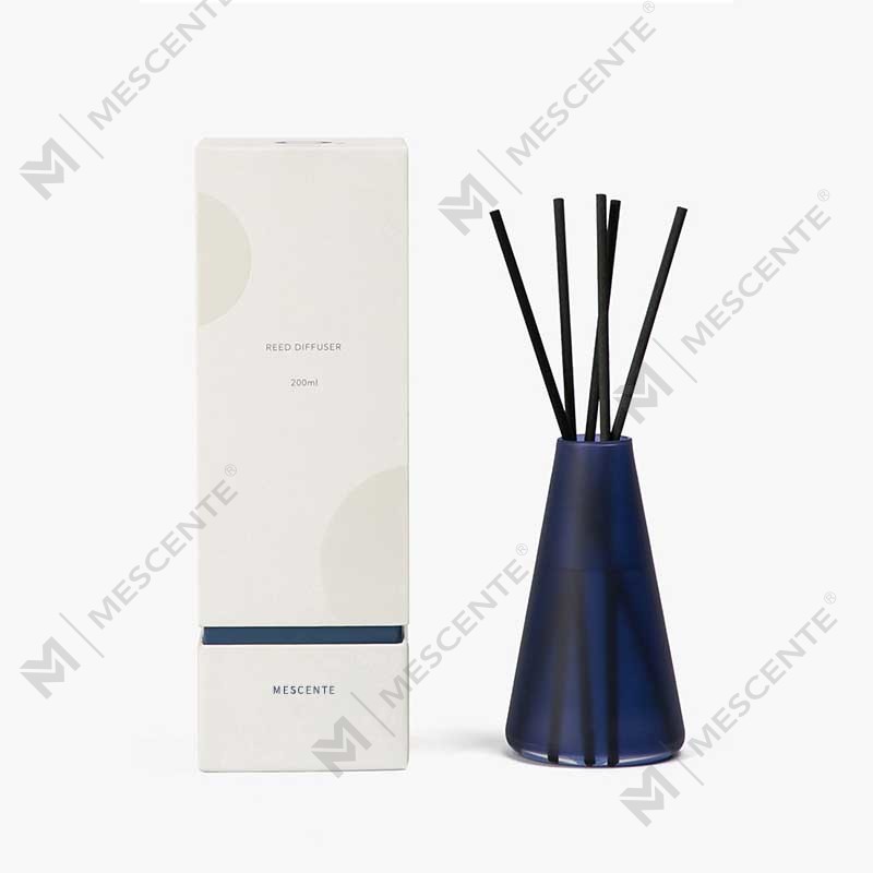 Toptan Oem 200 ml Lüks Kutu Ambalaj Rattan Çubukları Ev Koku Aroma Kamış Difüzör Hediye Seti