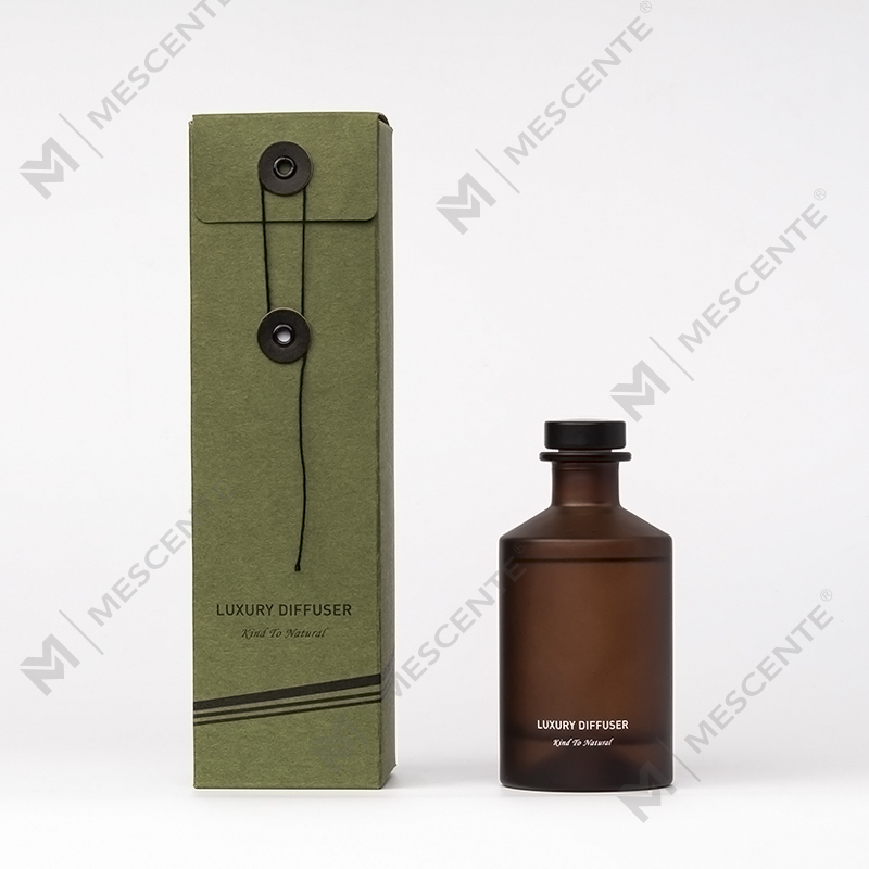 M&Scent Özel Lüks Buzlu Cam Şişe Ev Esansiyel Yağı Kamış Difüzör