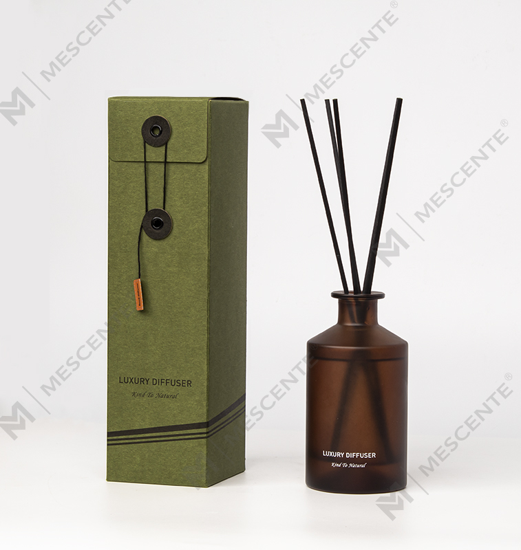 M&Scent Özel Lüks Buzlu Cam Şişe Ev Esansiyel Yağı Kamış Difüzör
