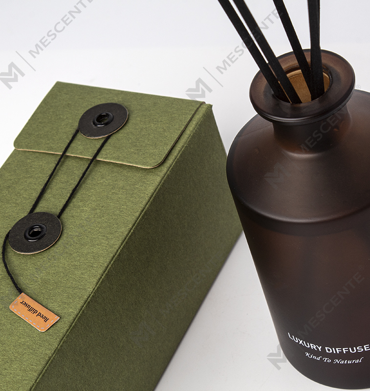 M&Scent Özel Lüks Buzlu Cam Şişe Ev Esansiyel Yağı Kamış Difüzör
