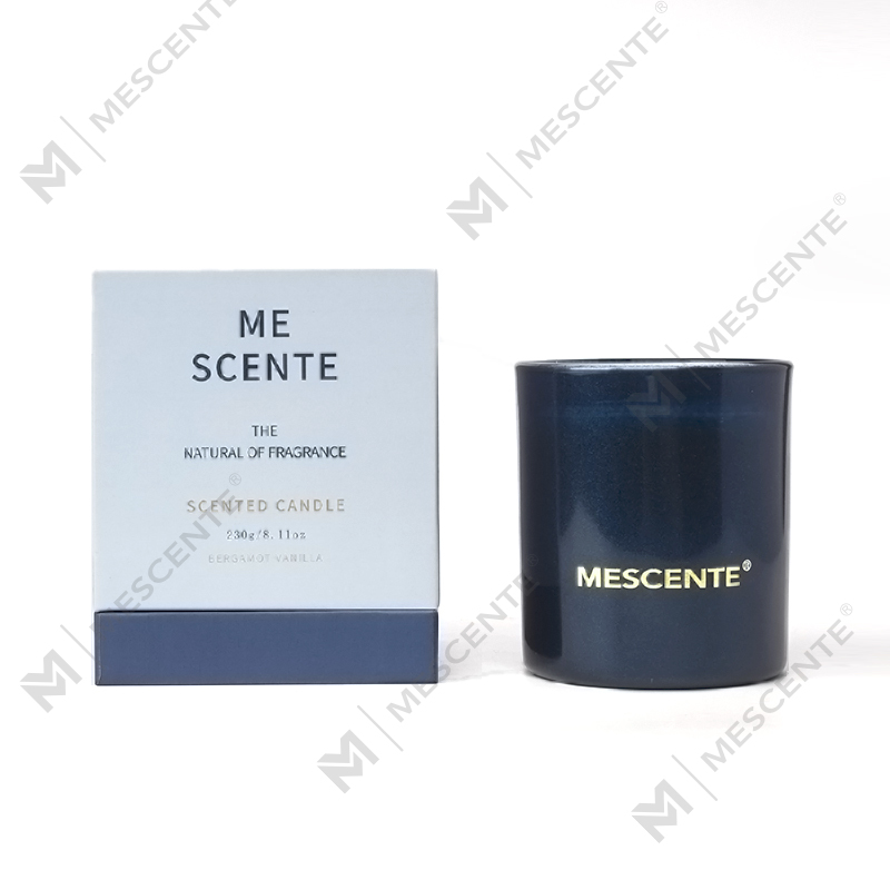 M&Scent Private Label Noel Siyah Mum Kavanozları Aromaterapi Kokulu Mumlar Kokular