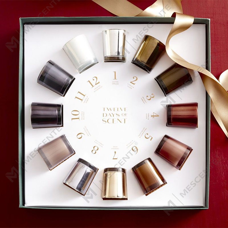 M&Scent Lüks Özel Kavanoz Ev Kokusu Noel Kokulu Soya Balmumu Mumlar Kapaklı