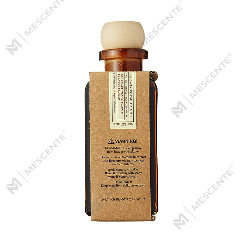 M & Scent Lüks Özel Büyük Gül Altın Cam Şişe Çiçek Hediye Kutusu Ile Özel Etiket Sıvı Kamış Difüzör