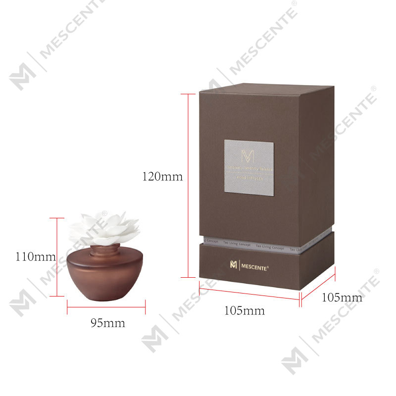 Beyaz Çiçek Mini Parfüm Aroma Kamış Difüzör Yağı, koku Tayland Kamış Difüzörler Hediye Seti