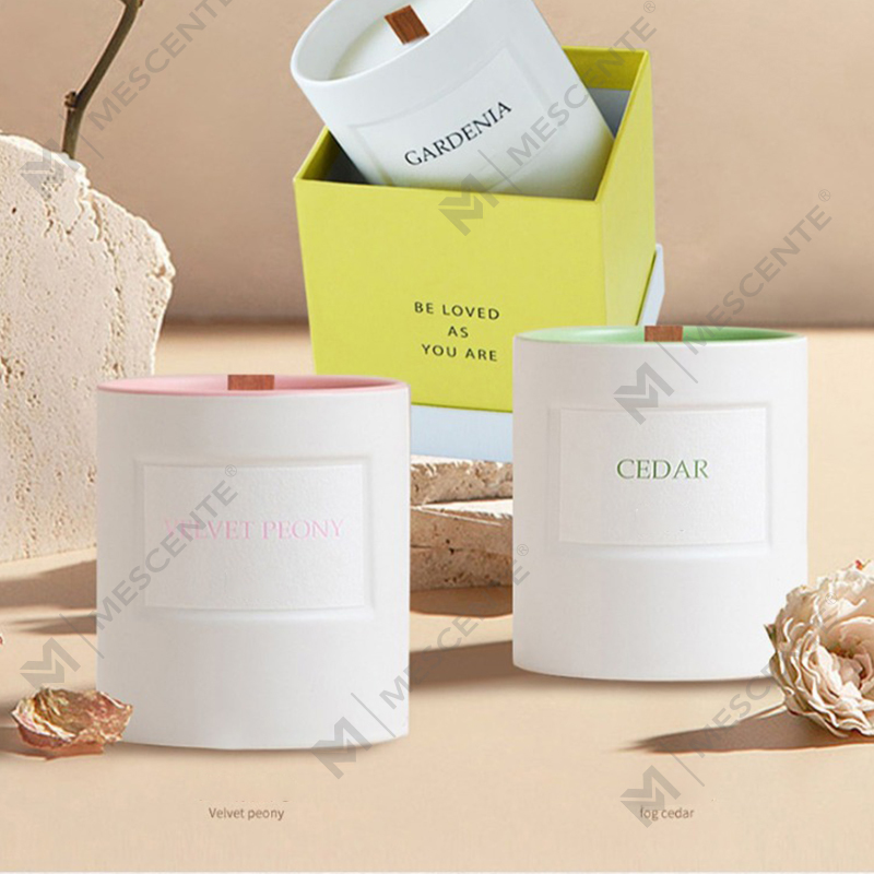 M&Scent toptan özel lüks ev kokulu cam kavanozlar kokulu soya mumları