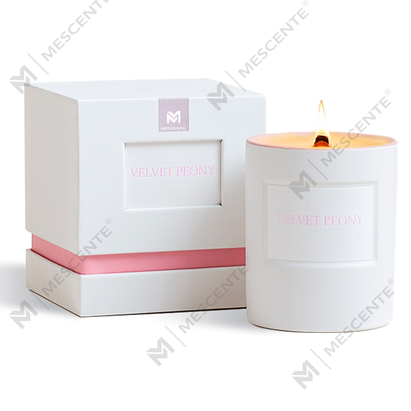 M&Scent toptan özel lüks ev kokulu cam kavanozlar kokulu soya mumları