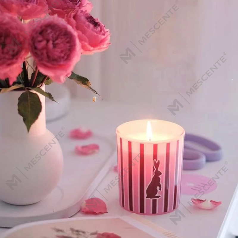 M&Scent toptan özel lüks ev kokulu cam kavanozlar kokulu soya mumları