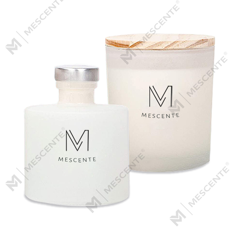 M&Scent Lüks Kişiselleştirilmiş Özel Etiket Sonbahar Dekor Aroma Kokulu Soya Mumlar Kamış Difüzör Hediye Seti
