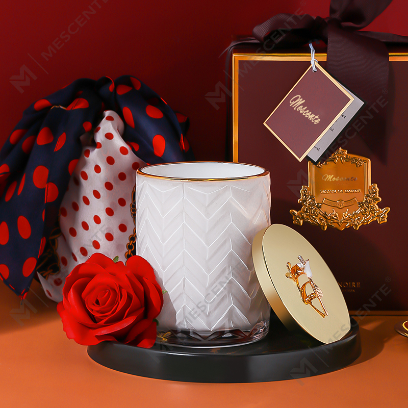 M&Scent Toptan Özel Özel Etiket Konteyner Aromaterapi Kokulu Koku Aroma Kristalli Soya Mumları