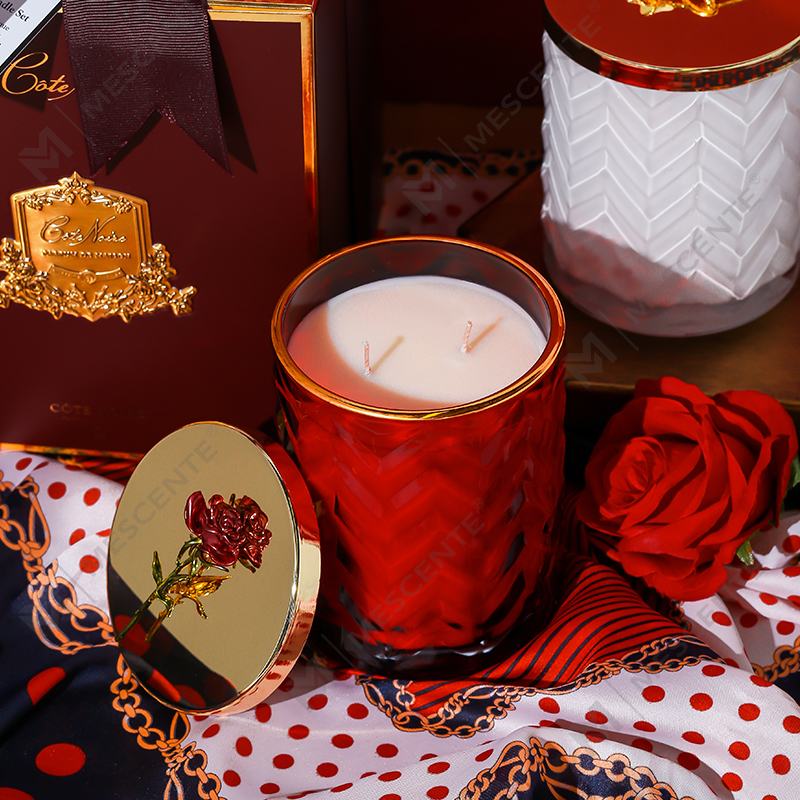 M&Scent Toptan Özel Özel Etiket Konteyner Aromaterapi Kokulu Koku Aroma Kristalli Soya Mumları