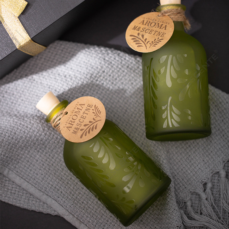 M&Scent Lüks Özel Özel Etiket Cam Şişe Çiçek Hediye Kutusu Ile Sıvı Kamış Difüzör